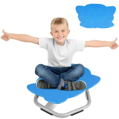 Elephant children's swivel chair, autistic children's swivel chair, training coordination, metal base non-slip indoor and out...