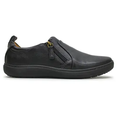 Clarks Nalle Lilac Leather Women's Comfort Shoes - Black - Size:US 8.5 Women