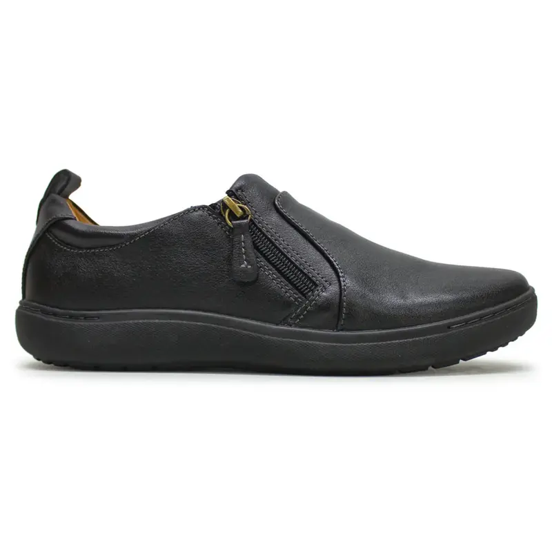Clarks Nalle Lilac Leather Women's Comfort Shoes - Black - Size:US 8.5 Women