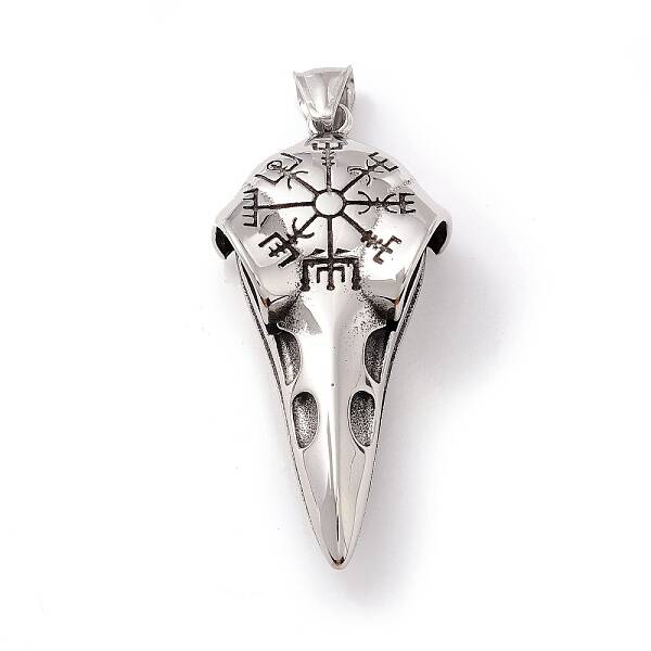 Tibetan Style 304 Stainless Steel Pendants
