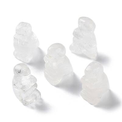 Natural Quartz Crystal Carved Healing Dinosaur Figurines