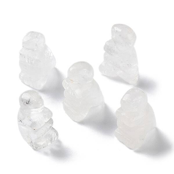 Natural Quartz Crystal Carved Healing Dinosaur Figurines