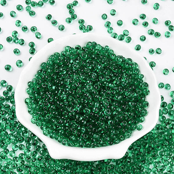 3/0 Baking Paint Glass Fringe Seed Beads