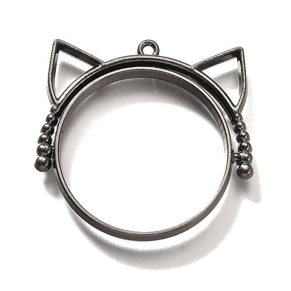Alloy Open Back Bezel Pendants