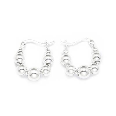 925 Sterling Silver Hoop Earrings for Women