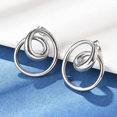 304 Stainless Steel Stud Earrings