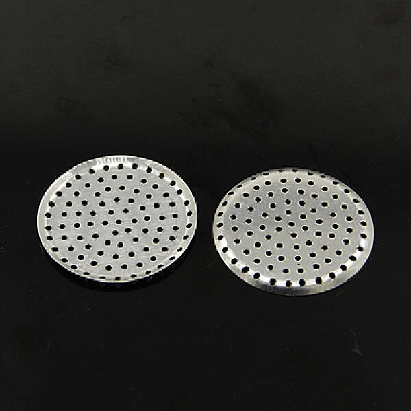 Aluminum Finger Ring/Brooch Sieve Findings