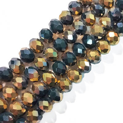 Electroplate Opaque Glass Beads Strands