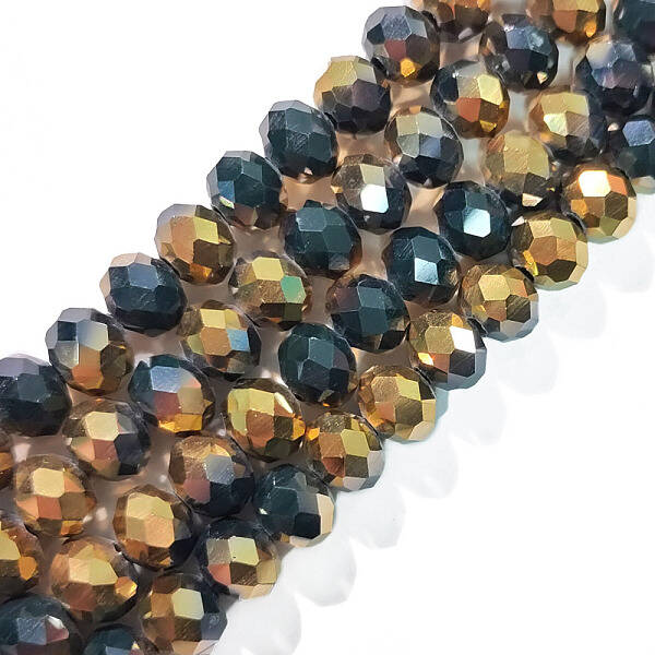 Electroplate Opaque Glass Beads Strands