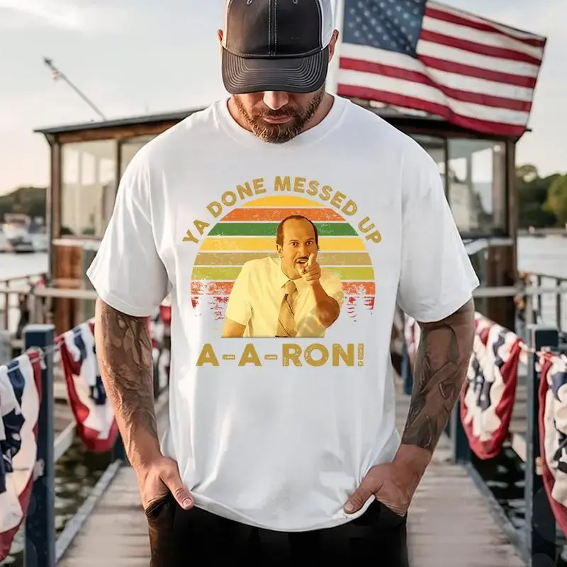 Key And Peele Shirt, Ya Done Messed Up Aaron Vintage T-Shirt,  Quote Unisex T Shirt, Sunset Design Retro