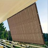 Sunshade Net with Edge Perforation,  1 Count Balcony Privacy Net, Roof Heat Insulation Net, Four-cornered Sunshade Sail
