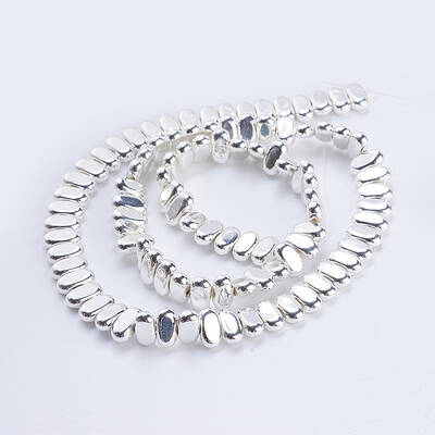 Electroplate Non-magnetic Synthetic Hematite Beads Strands