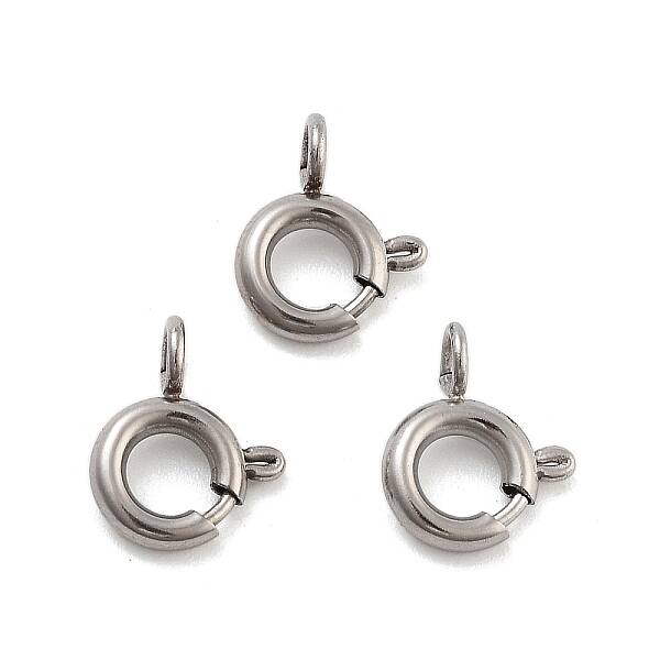 Non-Tarnish 316 Stainless Steel Spring Ring Clasps