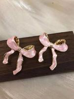 Bow Decor Stud Earrings (1 Pair), 2024 New Style Fashionable Jewelry for Women, Daily Clothing Decor, Trendy All-match & Exqu...