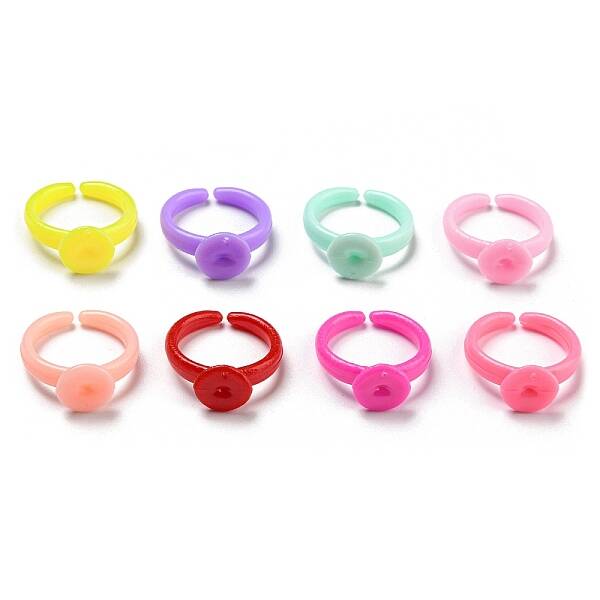 AS Plastic Open Cuff Ring Components