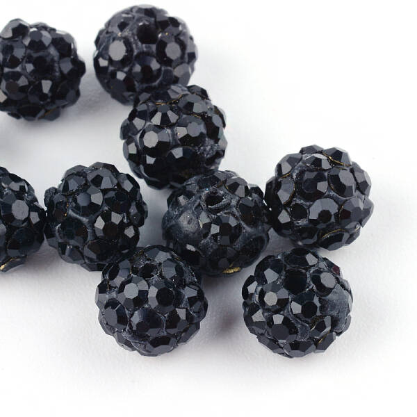 Handmade Polymer Clay Disco Ball Beads