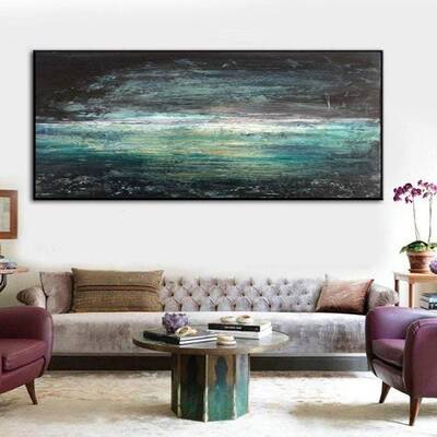 Large Original Creative Abstract Contemporary Painting Abstract Oil Painting on Canvas Fine Art Contemporary Wall Art | SPACE...