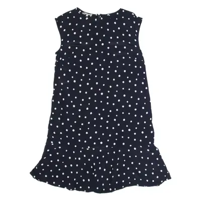 HOBBS LONDON Womens Mermaid Dress Blue Viscose Spotted Sleeveless Knee Length S