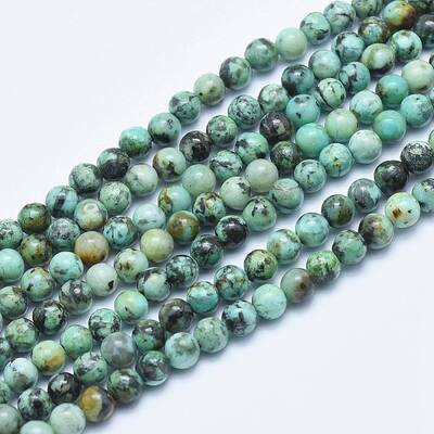 Natural African Turquoise(Jasper) Beads Strands