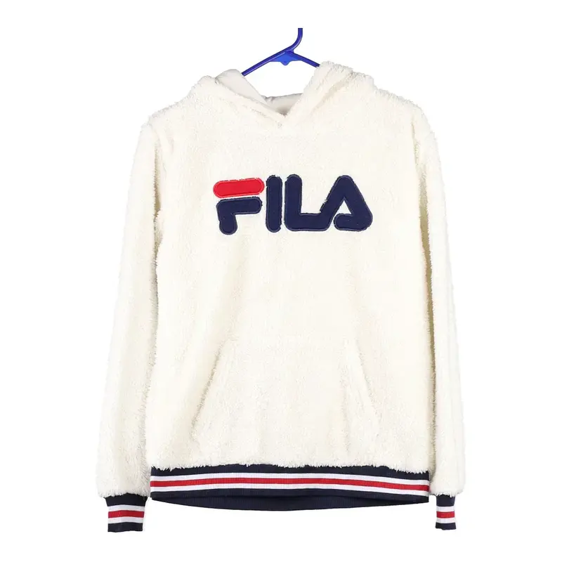 Age 14-16 Fila Fleece - XL White Polyester
