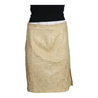Roccobarocco Midi Skirt - 30W UK 10 Cream Nylon