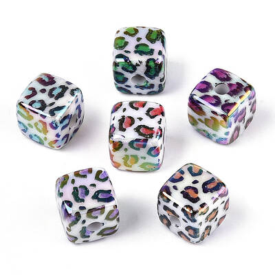 UV Plating Opaque Acrylic Beads