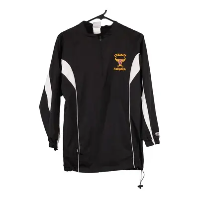 Cudahy Fast Pitch Rowlings 1/4 Zip - XS Black Polyester