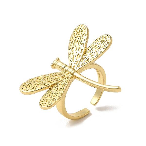 Rack Plating Brass Cuff Rings for Women