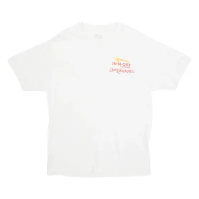 IN&OUT Burger Mens T-Shirt White L