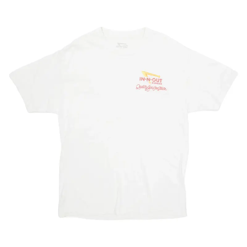 IN&OUT Burger Mens T-Shirt White L