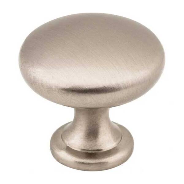 Hardware Resources 3910 Cabinet Knob 1-3/16 Diameter . Packaged With One 8-32 X 1-1/8 Screw., Satin Nickel