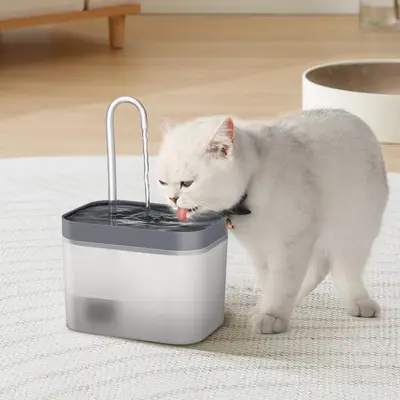 1.5L Large Capacity Pet Water Fountain, Automatic Circulation Filter Pet Drinking Fountain, Pet Drinking Supplies