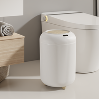 Biarts Trash Can Smart Sensor Wastebasket, Compact Design for Versatile Storage, Waterproof, for Bathroom, Bedroom, Office No...