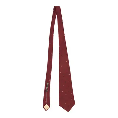 Emanuel Ungaro Floral Tie - No Size Red Silk