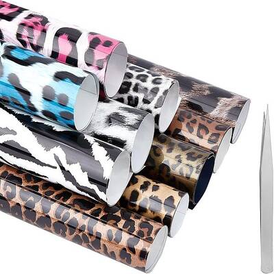 10Pcs 10 Color VINYL Heat Transfer Film