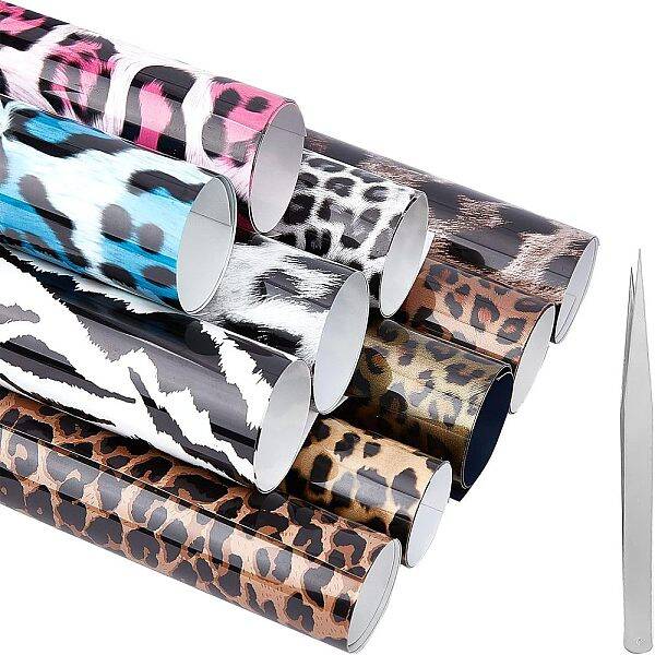 10Pcs 10 Color VINYL Heat Transfer Film