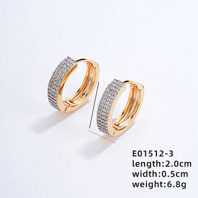 Brass Hoop Earrings