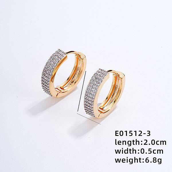 Brass Hoop Earrings