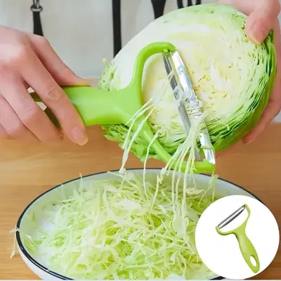 Cabbage Grater, 1 Count Manual Reusable Vegetable Potato Peeler, Household Carrot Grater Tools for Kitchen Home