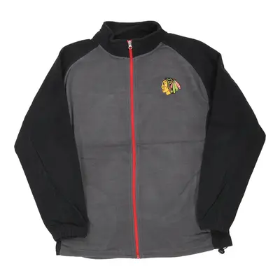 Chicago Blackhawks Nhl NHL Fleece - Medium Grey Polyester