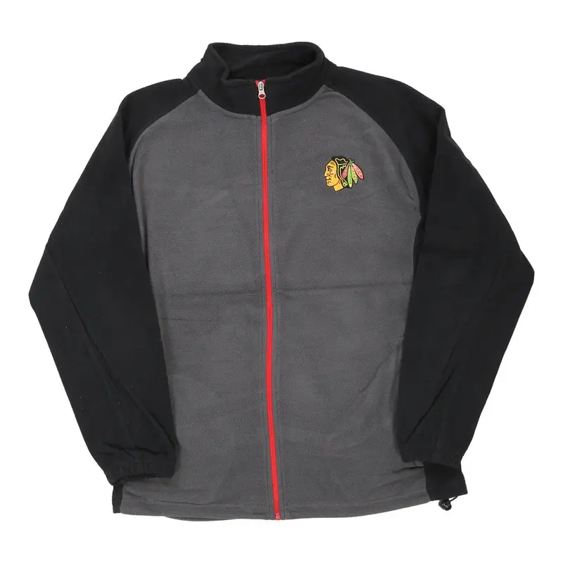 Chicago Blackhawks Nhl NHL Fleece - Medium Grey Polyester
