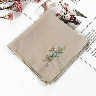 DIY Handkerchief Embroidery Kit
