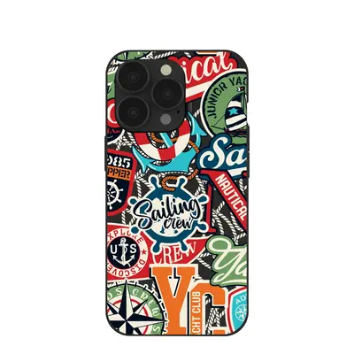 Black All Aboard iPhone 13 Pro Case