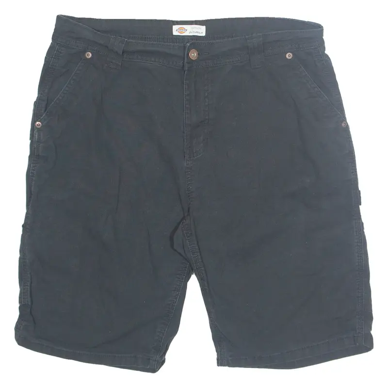 DICKIES Womens Workwear Shorts Black UK 12 W34