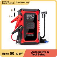 GOOLOO A3 Portable Car Jump Starter with Air Compressor, 3000A Car Battery Jump Starter (9.0 Gas/6.5L Diesel) with 150PSI Dig...