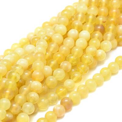 Natural Yellow Opal Beads Strands