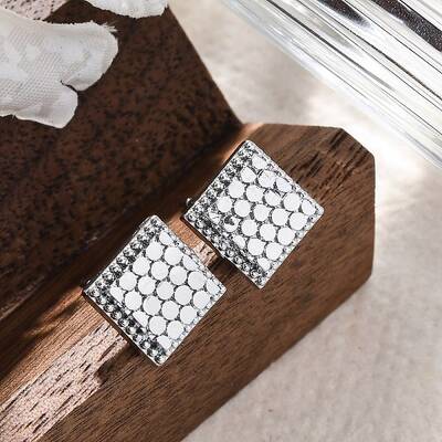Brass Stud Earrings