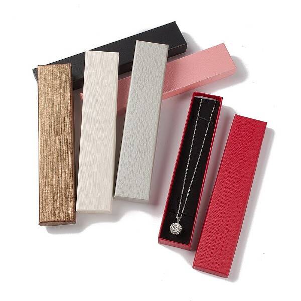 Cardboard Necklace Storage Boxes
