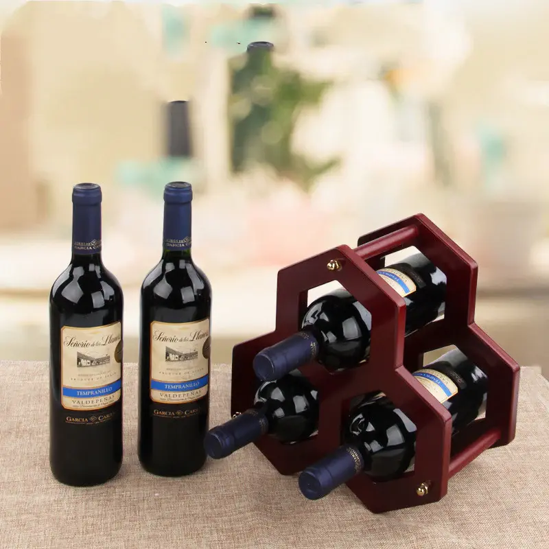 Wooden Wine Rack Decoration European Creative Wine Rack Wine Glass Rack | style: B