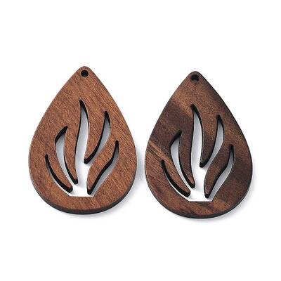 Walnut Wood Laser Cut Pendants